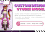 design live 2d vtuber model and rigging for ready to use in vtube studio